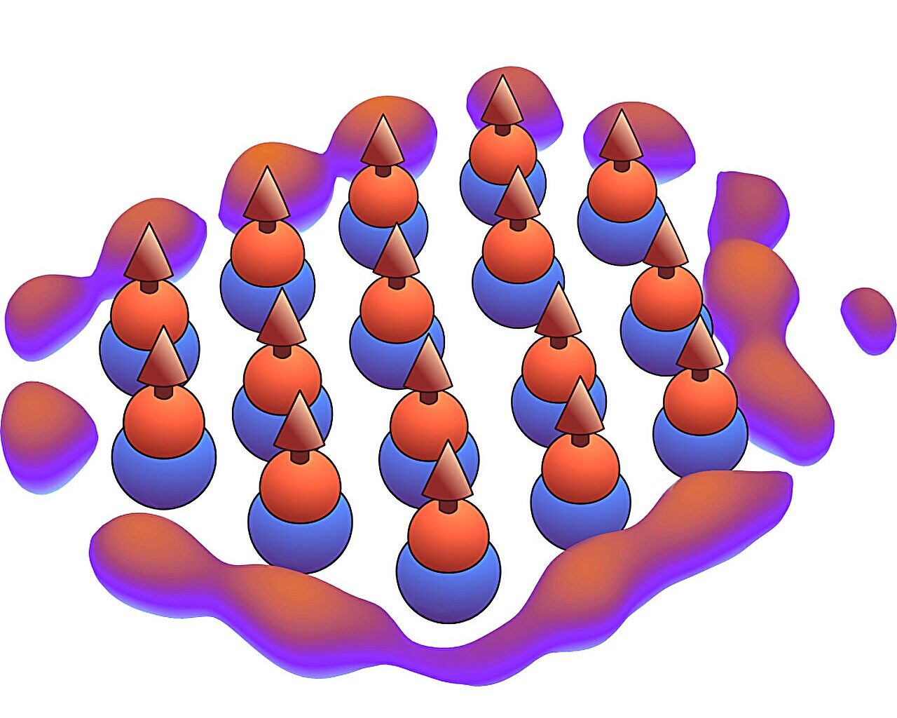 Simulations hint at new strongly correlated states of matter in ultracold polar molecules