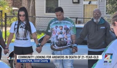 Community demands answers in fatal shooting of 21-year-old Jacksonville father