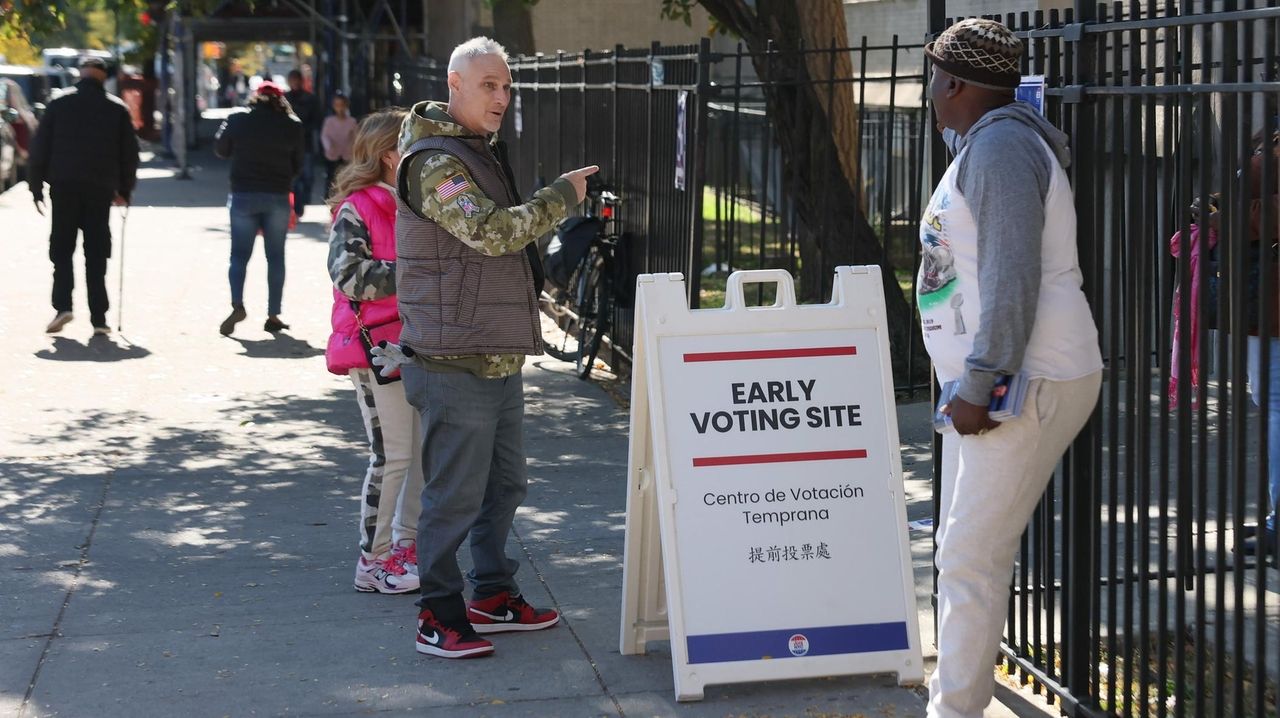 NYC voters flood polls on first day of early voting for mayor