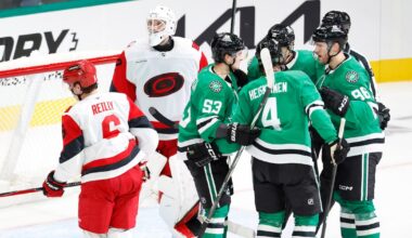 Miro Heiskanen scores twice as Dallas Stars rally to beat Carolina Hurricanes