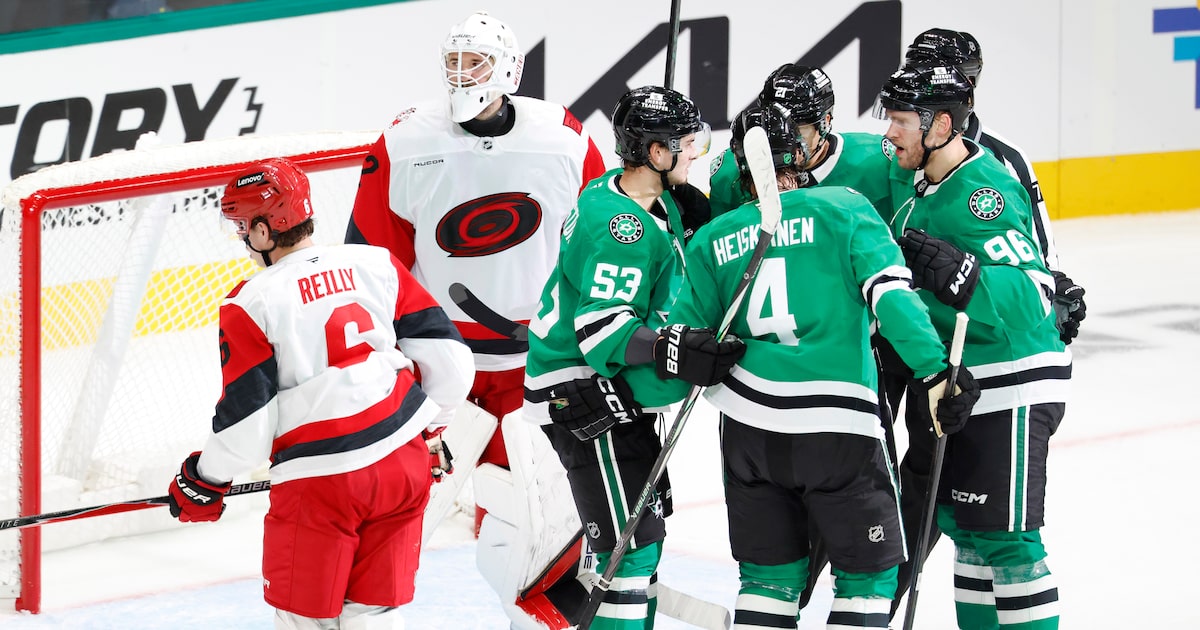 Miro Heiskanen scores twice as Dallas Stars rally to beat Carolina Hurricanes
