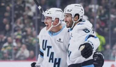 Utah Mammoth ride 6-game win streak to top of NHL standings