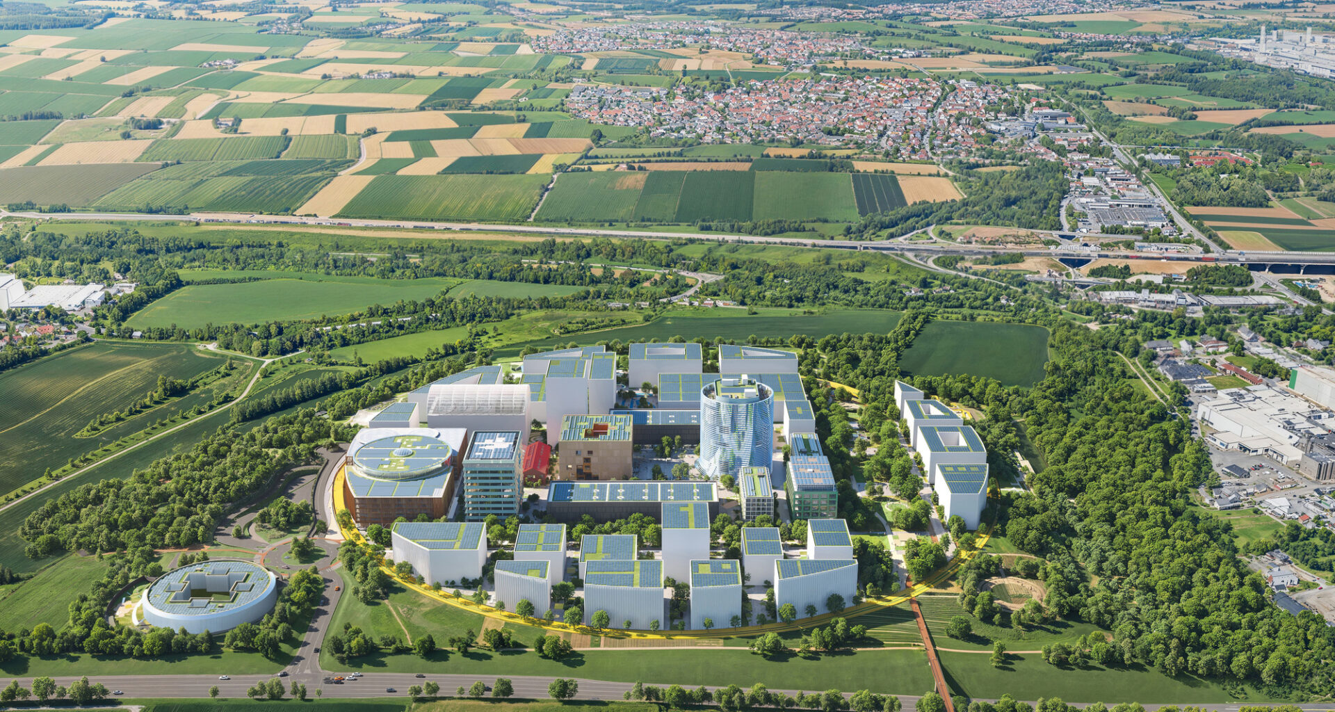 MVRDV Breaks Ground on the Innovation Park Artificial Intelligence Campus in Heilbronn, Germany