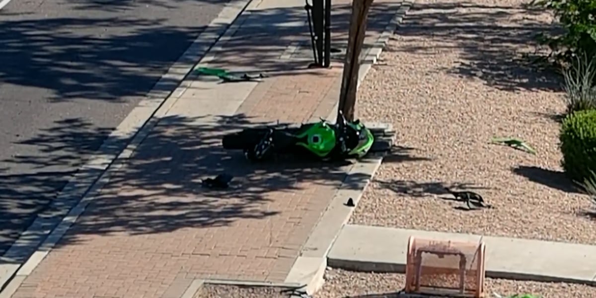 2 critically hurt in motorcycle crash in north Phoenix