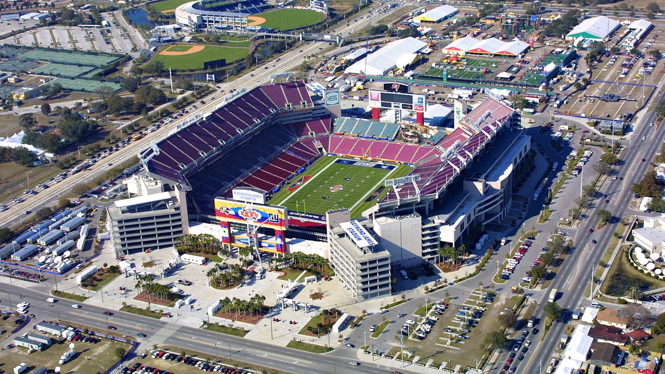 College Football Playoff picks Tampa to host 2029 title game
