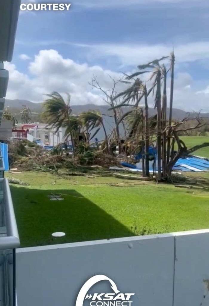 San Antonio woman shares videos from Jamaica during Hurricane Melissa