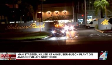 Man dies after being stabbed at Anheuser-Busch facility on city’s Northside, JSO says