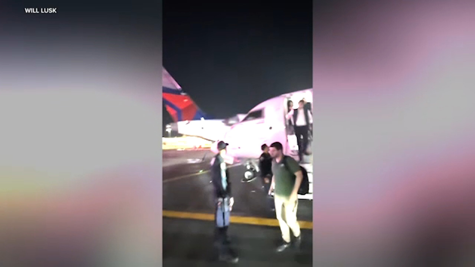 Delta regional jets collide at New York's LaGuardia Airport, injuring 1