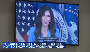 TSA airport video: Philadelphia among airports refusing to play Noem video on shutdown impact, saying it's political