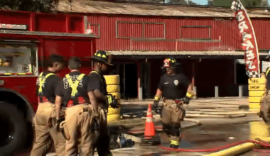 Spring Cypress Road closed between I-45 and Lexington after tire shop fire, Spring Fire Dept. says