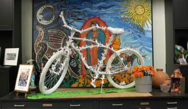 Cyclists killed remembered during Dia De Los Muertos
