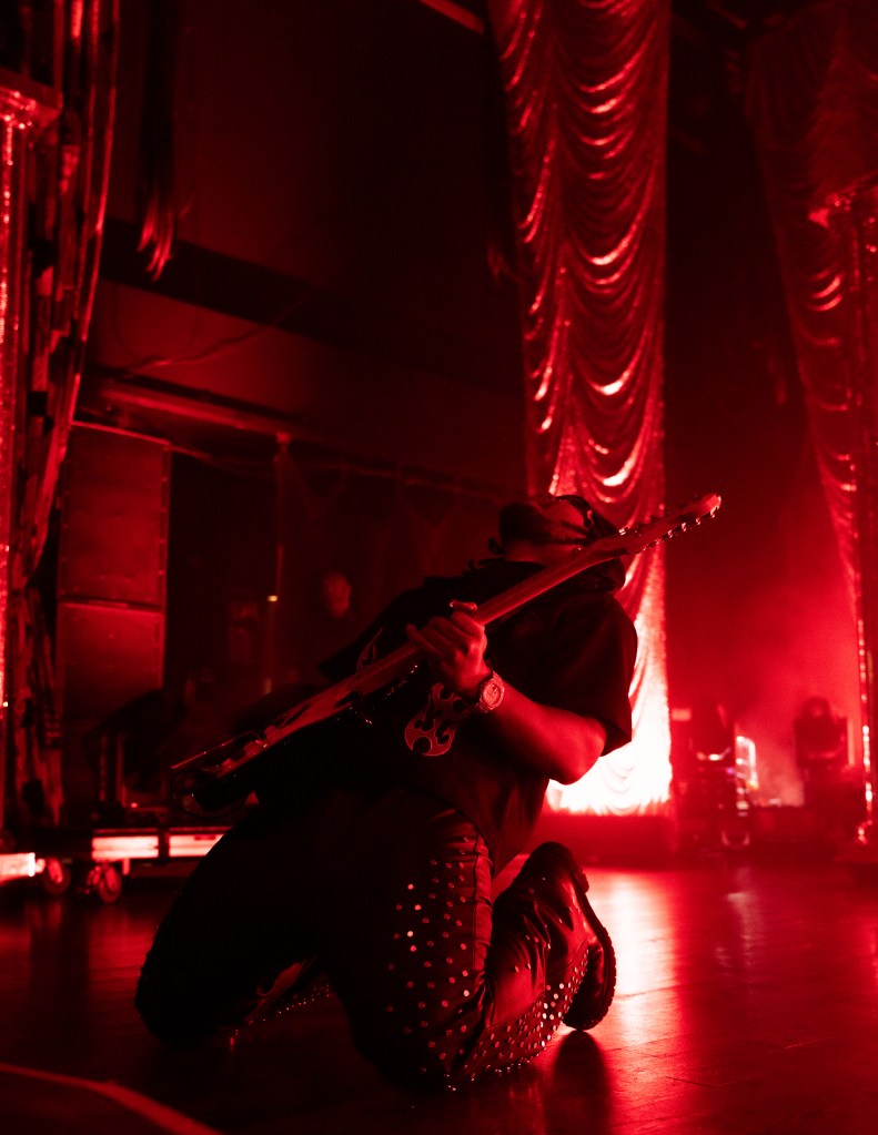 Man performing on stage