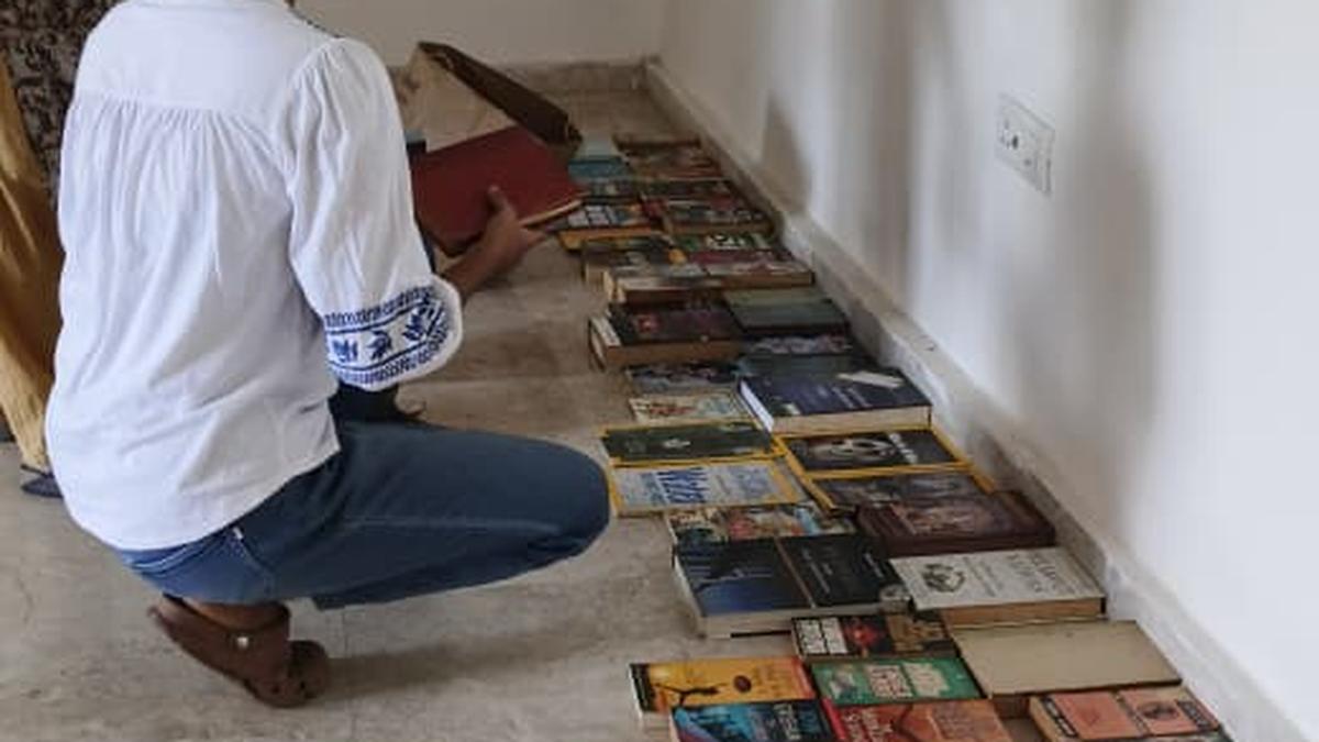 One could take books home at this collection drive in gated community