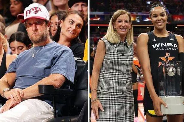 Dave Portnoy, Cathy Englebert, and Napheesa Collier 