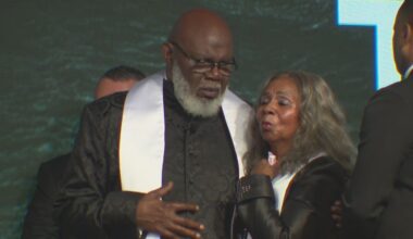 Bishop T.D. Jakes is well after leaving Potter's House service, church says
