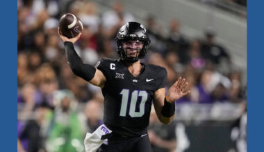 Josh Hoover accounts for 5 TDs as TCU beats Colorado 35-21 in Deion Sanders' return to Fort Worth