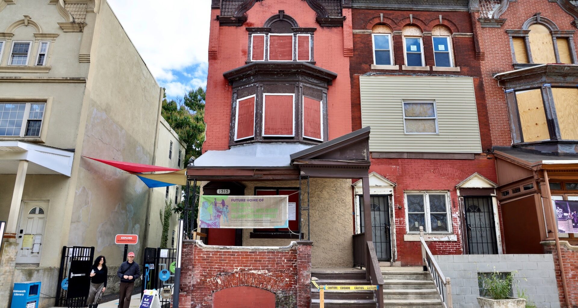 Repairs to John Coltrane House in Strawberry Mansion begin