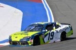#19: Aric Almirola, Joe Gibbs Racing, Young Life Toyota Supra