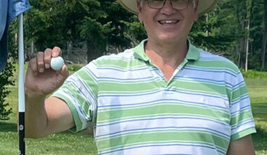 Potsdam Town and Country Club member Willard Witherell accomplished a rare feat during the 2025 season, making holes-in-one on two consecutive days. .The first was made on July 12 on the 106-yard Hole 3, followed the next day on the 129-yard hole 14. Photo submitted. .