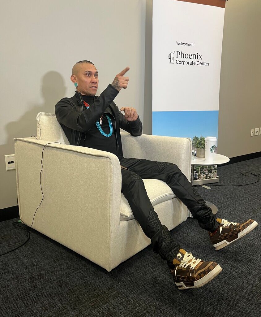 Black Eyed Peas singer Taboo in Tempe, hosted by JPMorgan Chase.