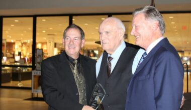 Orange Park Furniture owner Elmer James accepted the Lois L. Huntly Pacesetter Award.