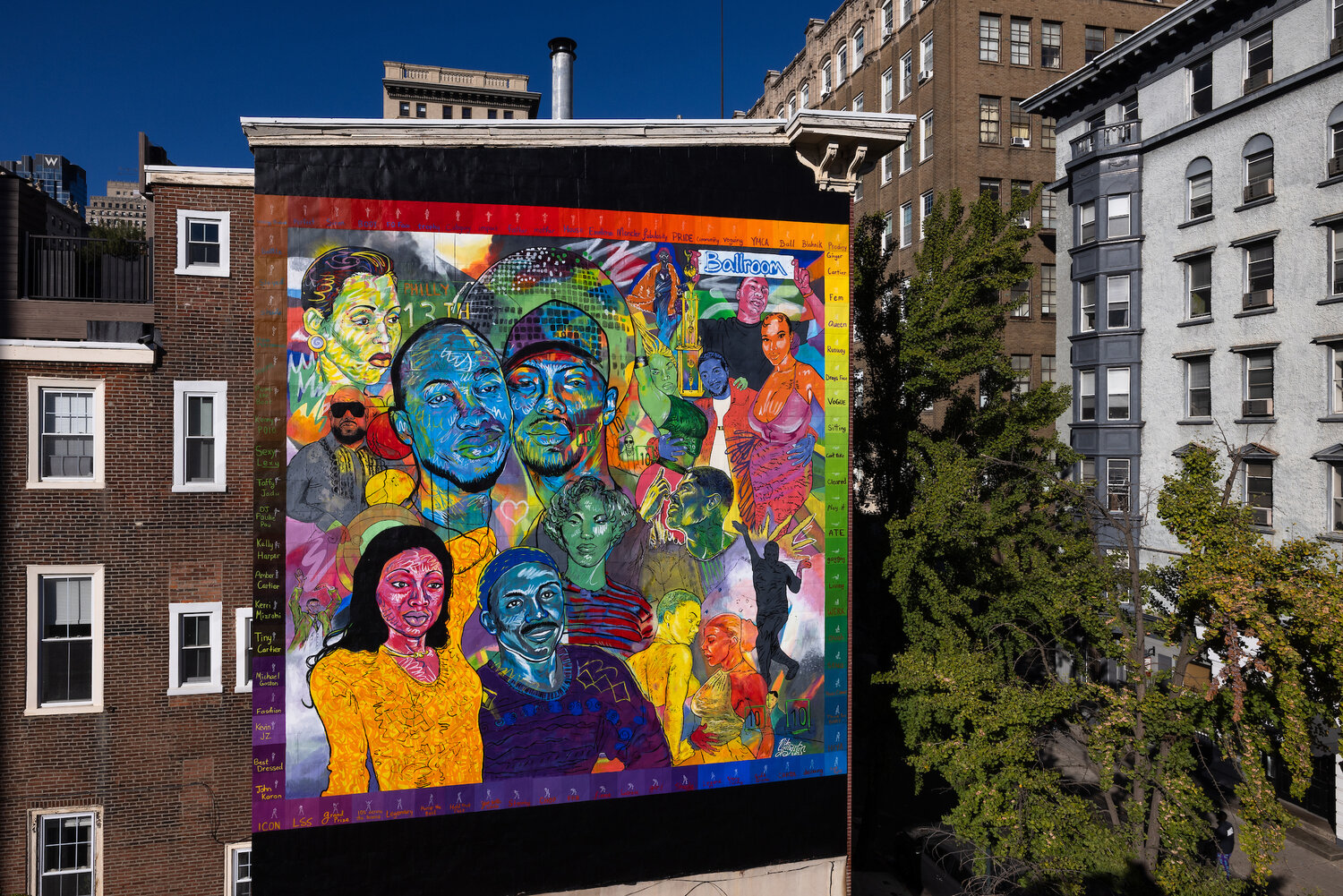 Finally on 13th, by artist Nile Livingston, is pictured at 306 South 13th Street.
