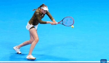 Highlights of women's singles quarterfinal matches at Pan Pacific Open tennis tournament-Xinhua
