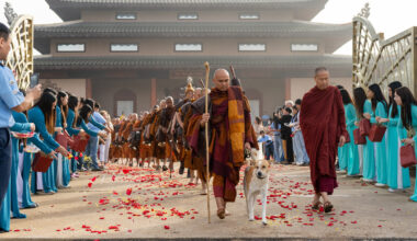 Fort Worth Buddhist monks take first steps in 2,300-mile journey for peace