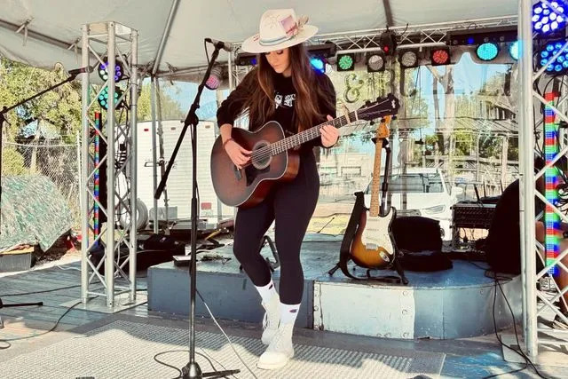 Maggie Baugh/Instagram Maggie Baugh performs in March 2024 in Sarasota, Fla.
