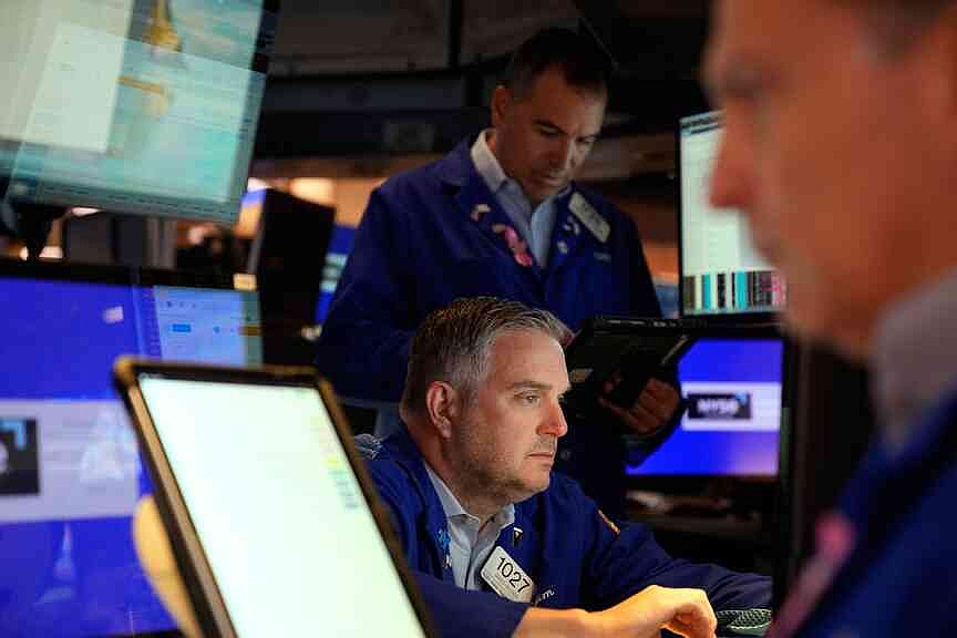 Stocks snap seven-day winning streak as gold’s price tops $4,000 per ounce