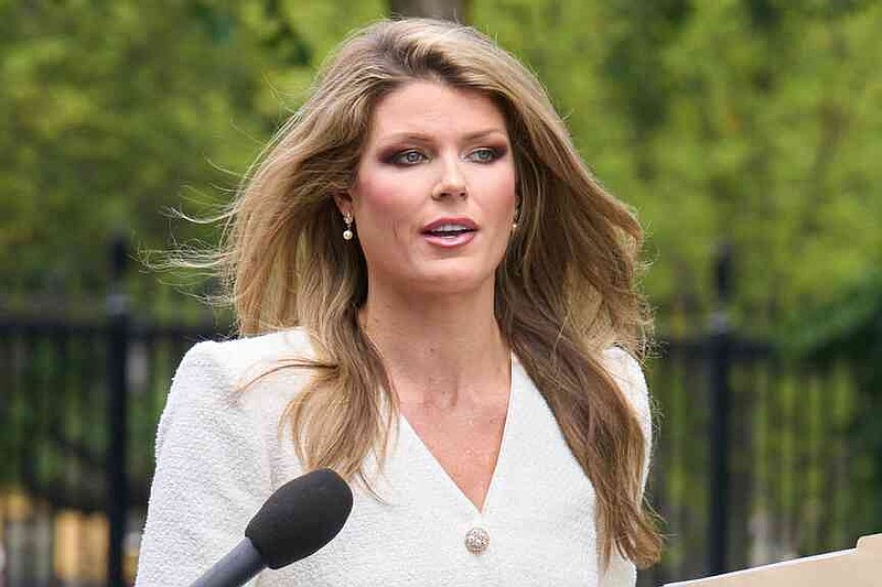 FILE - Lindsey Halligan, outside of the White House, Aug. 20, 2025, in Washington. (AP Photo/Jacquelyn Martin, File)