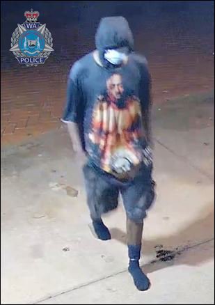 The offender is described as being of slim build, with a dark complexion.