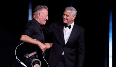 Bruce Springsteen, Kim Kardashian Attend Academy Museum Gala