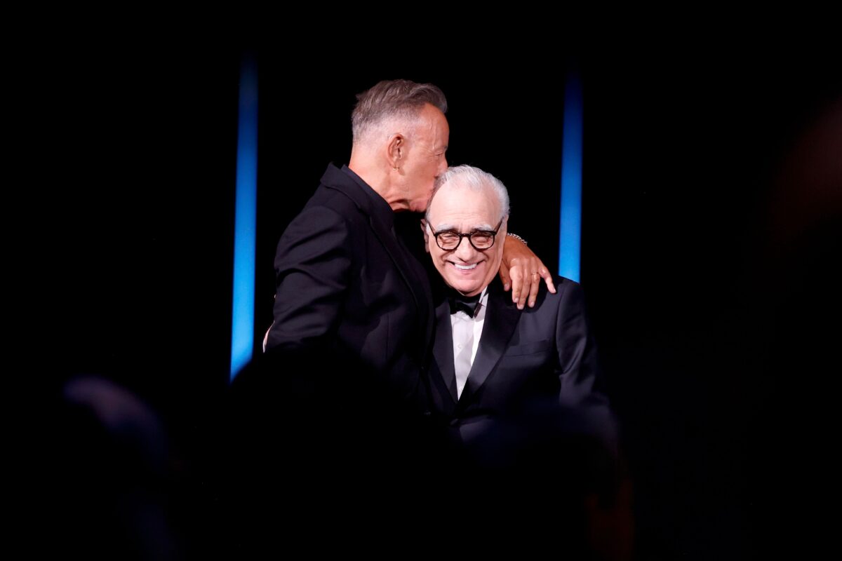 Bruce Springsteen and Martin Scorsese