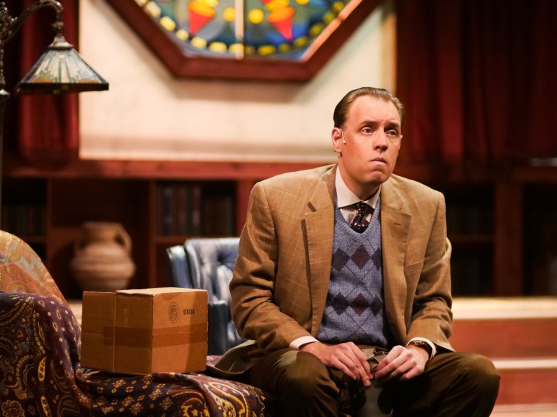 Actor Philip Hays in Freud’s Last Session at A.D. Players. 