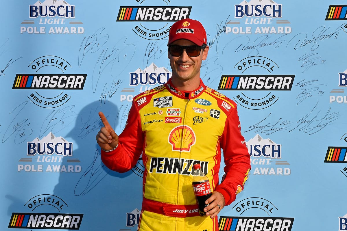 Joey Logano wins the pole for the New Hampshire Playoff race
