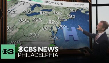 Beautiful weather for the Eagles-Broncos game in Philadelphia