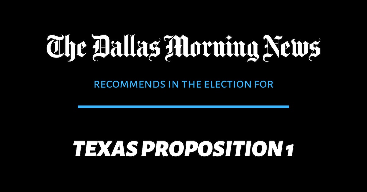 Letters to the Editor — Propositions 1 and 15, Dallas City Hall, No Kings Rally