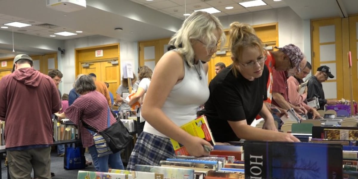 Dive into a new story at the Topeka & Shawnee County Public Library book sale