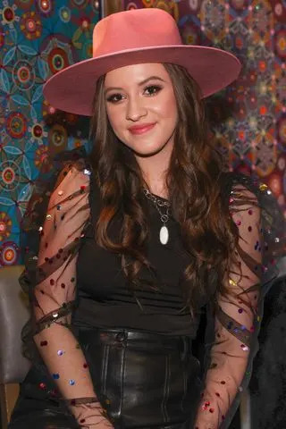 Terry Wyatt/Getty Maggie Baugh backstage during 'Maggie Baugh & Friends' on March 16, 2022, in Nashville.