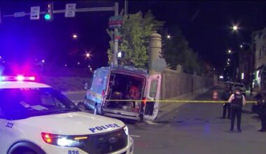 Car hits ambulance in Center City Philly, 3 hurt – NBC10 Philadelphia