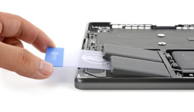 Apple makes the M5 MacBook Pro's battery ever so slightly easier to replace