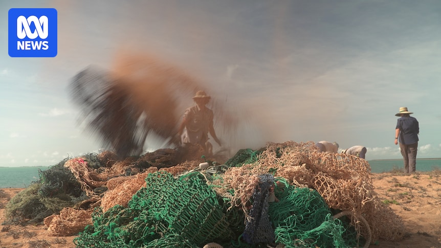 Illegal fishing is awash in the Timor and Arafura seas. Discarded 'ghost nets' kill wildlife and destroy Australia's pristine coastline