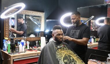 Salon Meyerland has a range of professionals with different specialities, such as barbers and nail technicians. (Roo Moody/Community Impact)