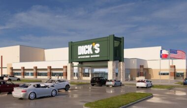 rendering of a sporting goods store