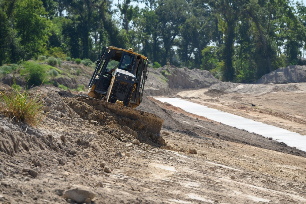 Work along the Cypress Creek Watershed has continued despite funding concerns, as over $1.7 billion in projects have already been completed countywide. (Jamaal Ellis/Community Impact)