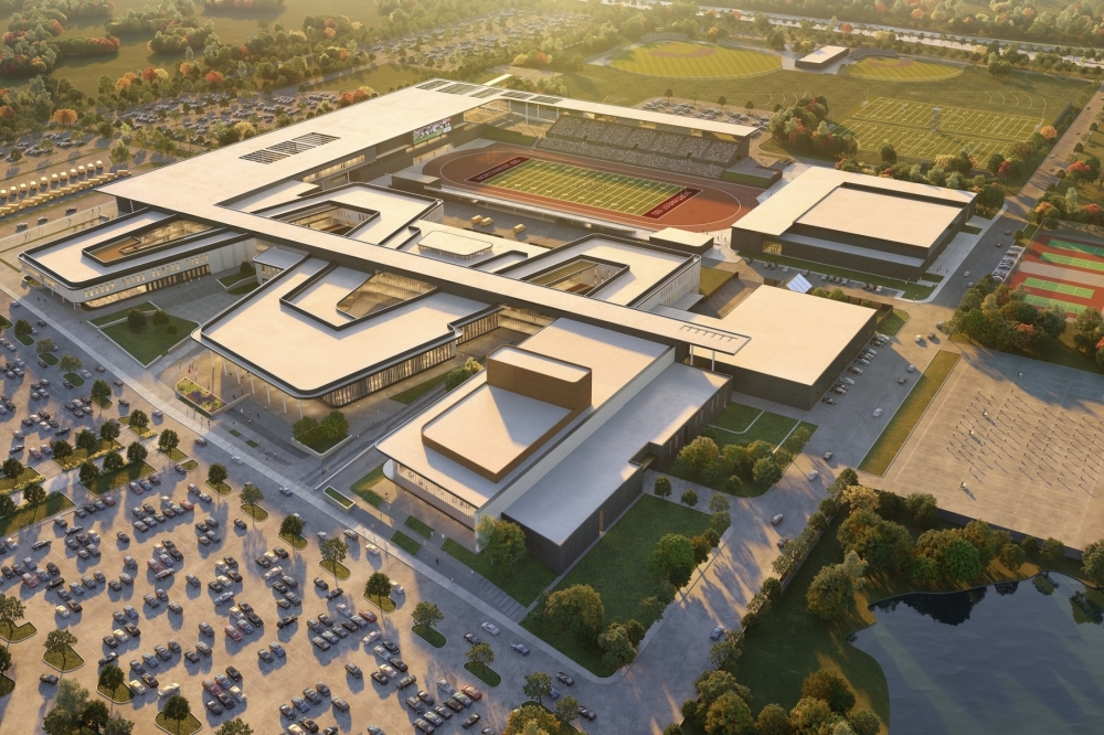Rendering of new NISD high school