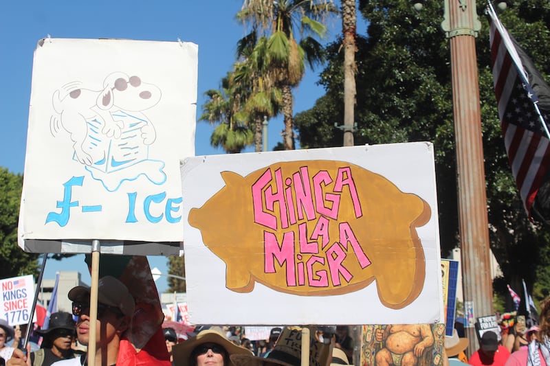 F-ICE sign