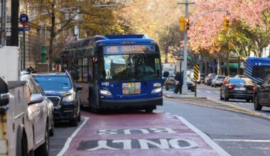 Four new MTA buses now have cameras to catch cars illegally parked, improperly using bus lanes
