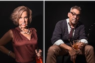 Diane Box-Worman (left) plays the embittered Martha, while Terry Martin portrays (right) the...